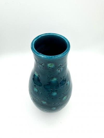  Bitossi Vintage Bitossi Dotted Pottery Vase