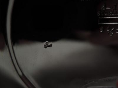  Black Starr Gorham Pair of American Edwardian Georgian Sterling Silver Candlesticks 1927