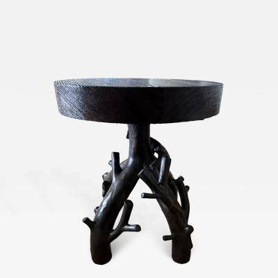  Blackman Cruz cast bronze side table by Blackman Cruz