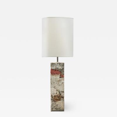  Blend Roma Handcrafted Table Lamp in Concrete and Wood Italy 2019