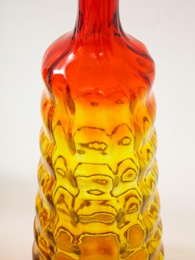  Blenko Glass Co Blenko Orange Art Glass 10pc Set