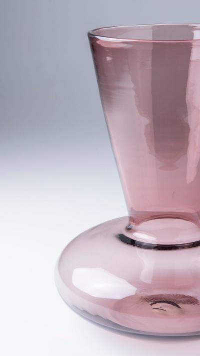 Blenko Glass Co Hand blown Vase by Blenko
