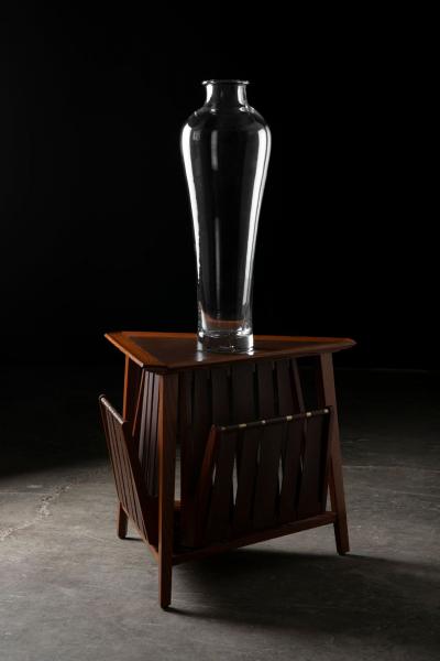 Blenko Glass Co Monumental Glass Vase by Don Shepard for Blinko