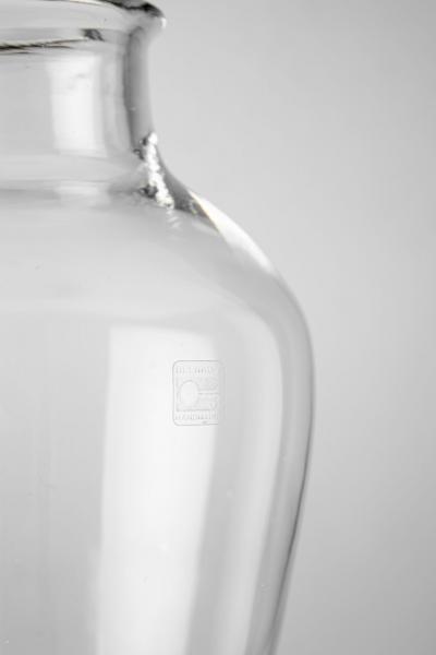 Blenko Glass Co Monumental Glass Vase by Don Shepard for Blinko