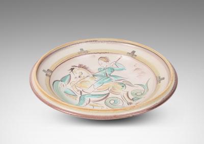  Bo Fajans Hanging Platter Bowl by Maggie Wibom for Bo