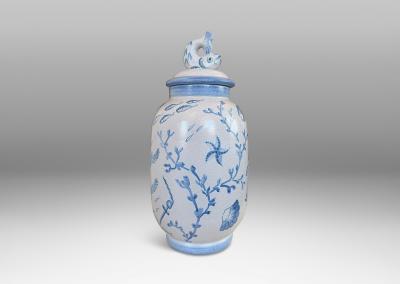  Bo Fajans Monumental Lidded Urn by Eva Jancke Bj rk for Bo