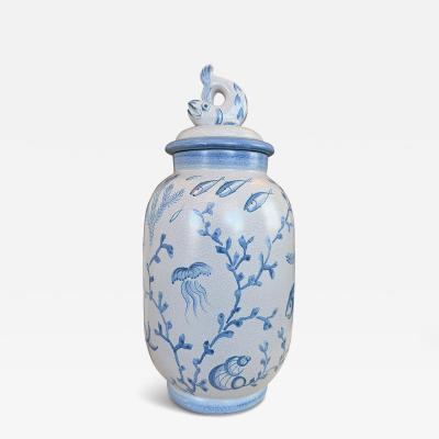  Bo Fajans Monumental Lidded Urn by Eva Jancke Bj rk for Bo