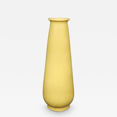  Bo Fajans Monumental Vase in Yellow by Ewald Dahlskog for Bo