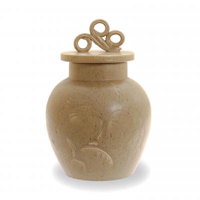  Bo Fajans Pair of Art Deco Lidded Urns by Eva Jancke Bj rk for Bo