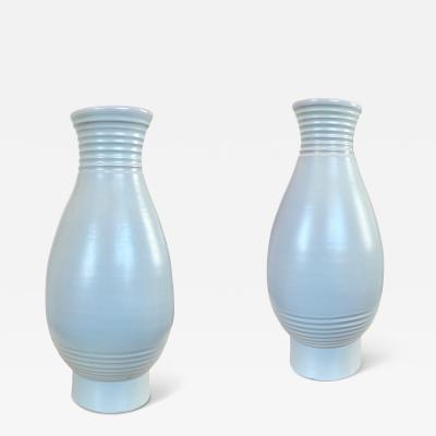  Bo Fajans Pair of Monumental Vases by Ewald Dahlskog for Bo Fajans
