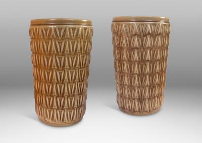  Bo Fajans Pair of Vases by Ewald Dahlskog for Bo