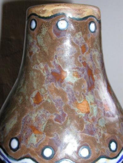  Boch Fr res Keramis Co 1930s Boch Stoneware Vase