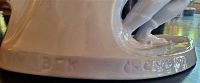  Boch Fr res Keramis Co Belgian Art Deco Charles Catteau BFK Ice Skater Sculpture