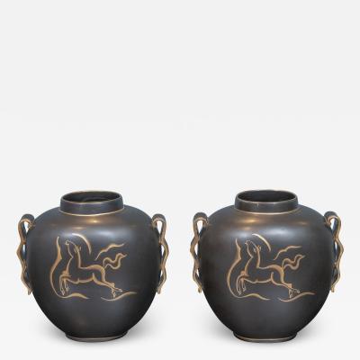  Boch Fr res Keramis Co Charles Catteau Art Deco Vases by Boch Freres Keramis Belgium