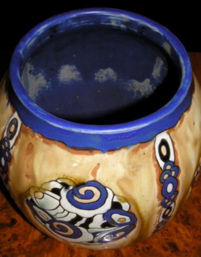  Boch Fr res Keramis Co Charles Catteau Vase
