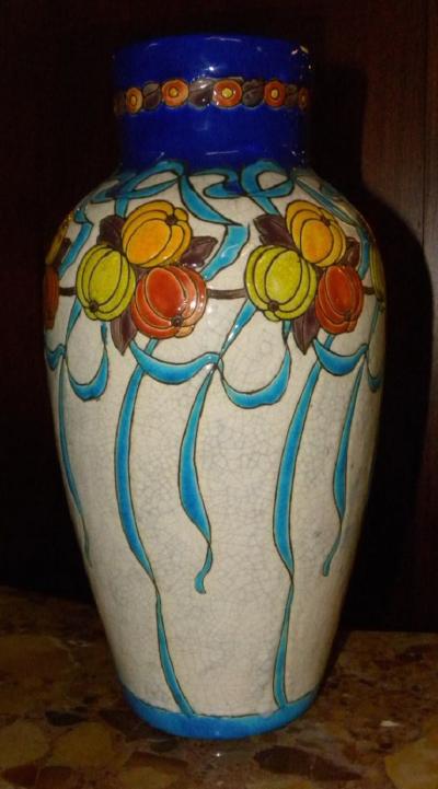  Boch Fr res Keramis Co Large Charles Catteau Boch Ceramic Vase