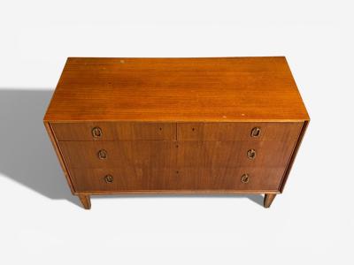  Bodafors Axel Larsson Swedish Modern Chest of Drawers Mahogany Veneer Sweden 1940s