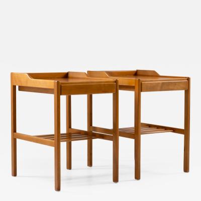  Bodafors Scandinavian Midcentury Bedside Tables by Bertil Fridhagen for Bodafors 1960s