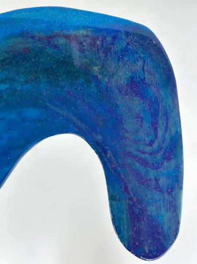  Bohdan Andreas Bohdan Andreas Functional Wall Art Coffee Table in Hand Painted Epoxy Resin