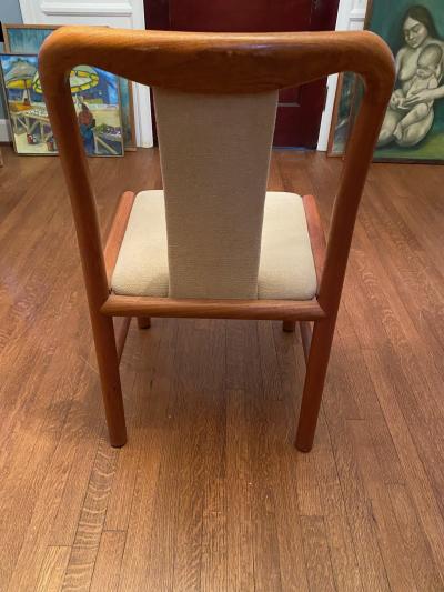  Boltinge MID CENTURY DANISH MODERN DINING TABLE WITH SIX CHAIRS