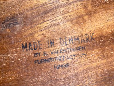  Boltinge MID CENTURY DANISH MODERN DINING TABLE WITH SIX CHAIRS