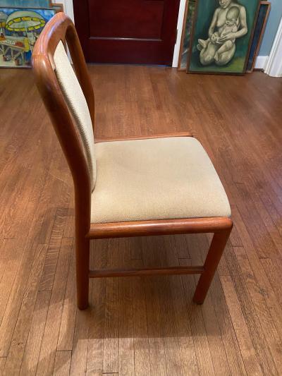  Boltinge MID CENTURY DANISH MODERN DINING TABLE WITH SIX CHAIRS