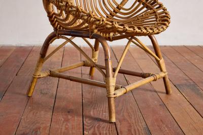  Bonacina Bamboo Chairs attributed to Bonacina