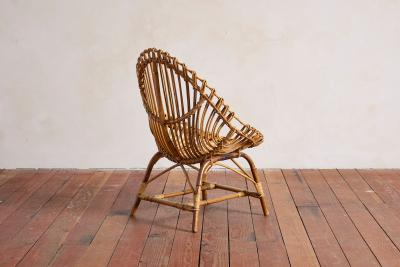  Bonacina Bamboo Chairs attributed to Bonacina