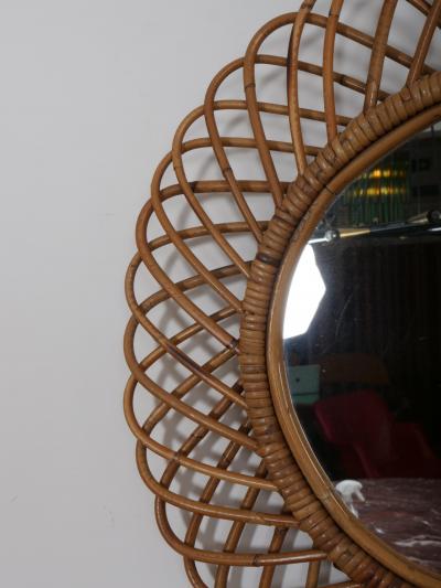  Bonacina Bonacina cane work circular mirror