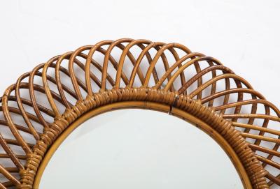  Bonacina Circular Bamboo Bonacina Wall Mirror