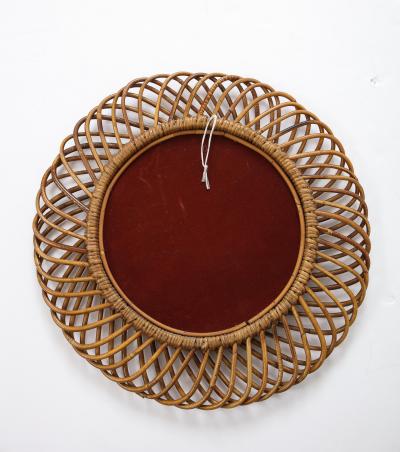  Bonacina Circular Bamboo Bonacina Wall Mirror