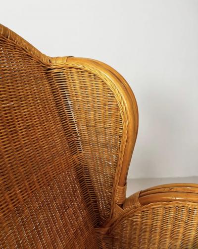  Bonacina Italian Wicher Armchiars