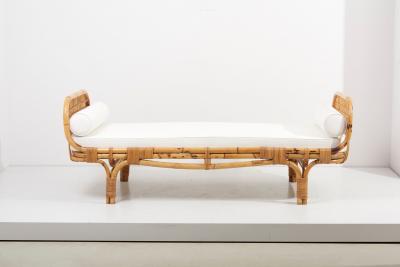  Bonacina One of two new upholstered Daybeds by Bonacina Italy 1950s