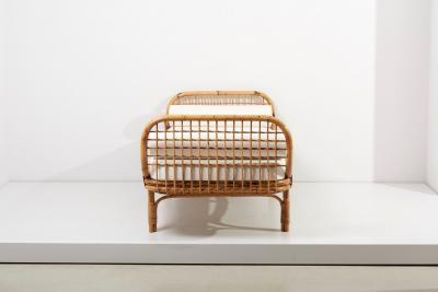  Bonacina One of two new upholstered Daybeds by Bonacina Italy 1950s