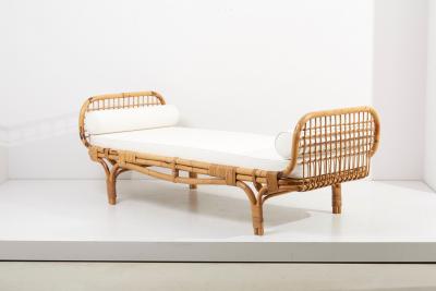  Bonacina One of two new upholstered Daybeds by Bonacina Italy 1950s