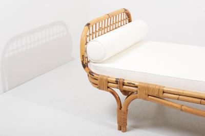  Bonacina One of two new upholstered Daybeds by Bonacina Italy 1950s