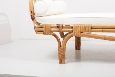  Bonacina One of two new upholstered Daybeds by Bonacina Italy 1950s