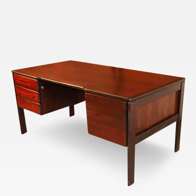  Bornholms M belfabrik Mid Century Danish Rosewood Executive Desk by Bornholm