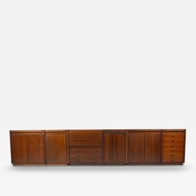  Borsani Tecno Mid Century Modern Wooden Sideboard Tecno Borsani Italy 1960s