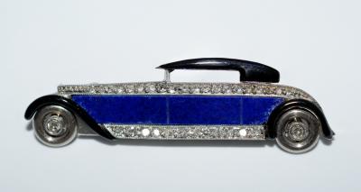 Boucheron Art Deco Luxury Automobile Brooch