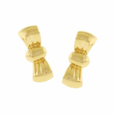  Boucheron Boucheron Gold Bow Earrings