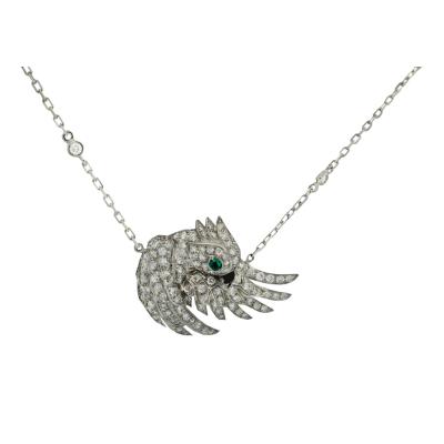 cartier parrot necklace