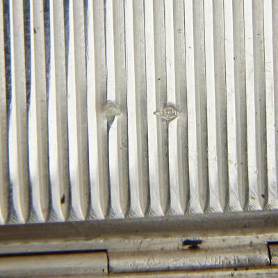  Boucheron Boucheron silver and vermeil minaudi re