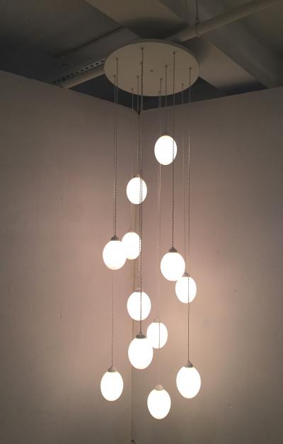  Bourgeois Boheme Atelier Belleville Chandelier White 12 Light Chandelier