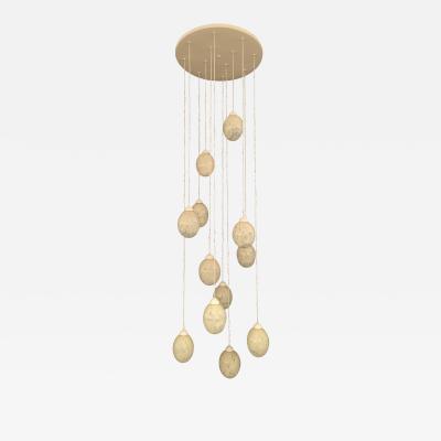  Bourgeois Boheme Atelier Belleville Chandelier White 12 Light Chandelier