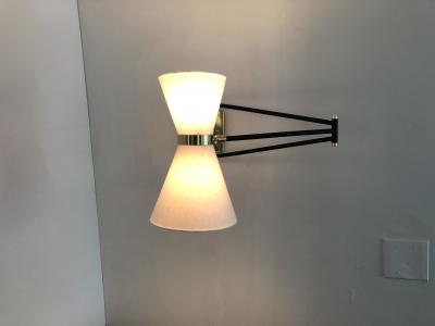  Bourgeois Boheme Atelier Bolivar Sconce White Fabric Shade