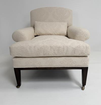  Bourgeois Boheme Atelier Classic Styled Gentlemans Arm Chair Rive Gauche Arm Chair