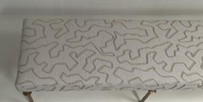  Bourgeois Boheme Atelier Gold Bronze Organic Leg Design Bench Sorgue Bench by Bourgeois Boheme Atelier 