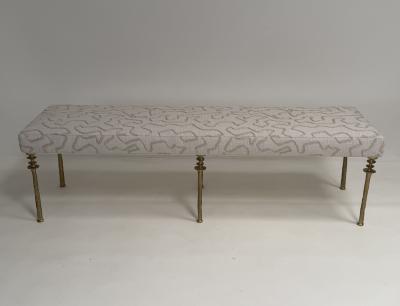  Bourgeois Boheme Atelier Gold Bronze Organic Leg Design Bench Sorgue Bench by Bourgeois Boheme Atelier 