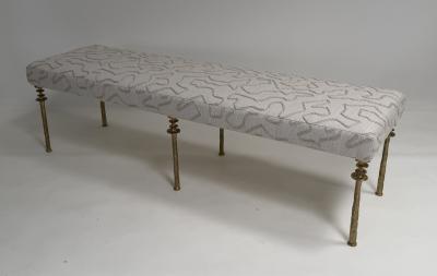  Bourgeois Boheme Atelier Gold Bronze Organic Leg Design Bench Sorgue Bench by Bourgeois Boheme Atelier 